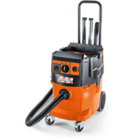 Fein – Aspirateur professionnel 1380W – 35L classe L – Aspiration humide et sèche – Dépression 254 hPa – Pour chantiers et espaces confinés