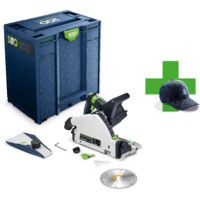 Festool – Scie plongeante sans fil TSC 55 – Profondeur de coupe 55 mm – Moteur EC-TEC sans balais – KickbackStop pour sécurité – Systainer 100 ans