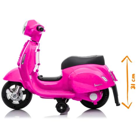 Vespa GTS Mini Kinder Elektro Roller 6V - Rosa