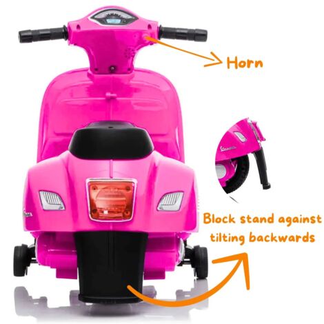 Vespa GTS Mini Kinder Elektro Roller 6V - Rosa