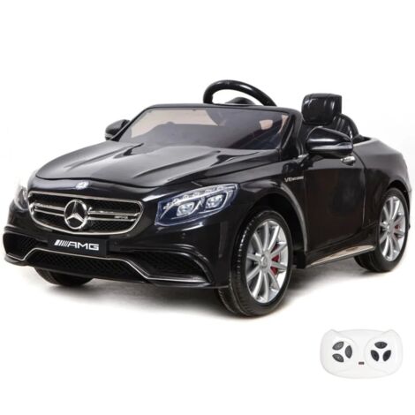 Mercedes S63 AMG Kinder Elektroauto 12V - Schwarz