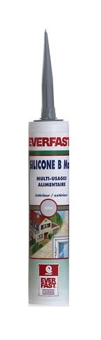 Silicone Neutre Professionnel - BAT 2 - Blanc - 310 ml - Acier, PVC, Beton,  Joints