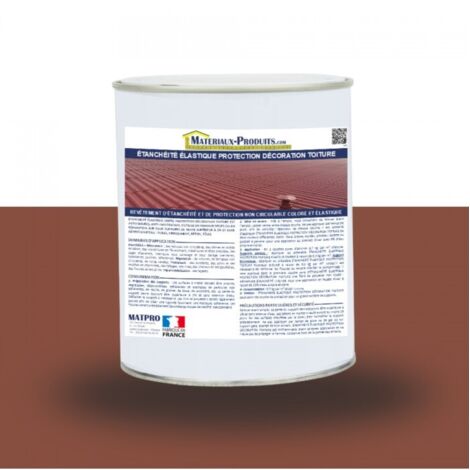 Etanchéité Elastique Protection Décoration Toiture - 308 Kg Rouge Tuile - MATPRO