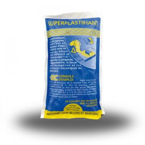 Super plastifiant pour béton et mortier - 242 Kg Incolore - MATPRO