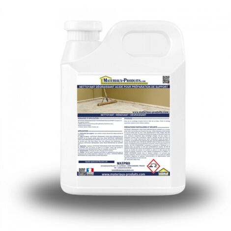 Nettoyant dégraissant acide pour préparation de support - 500 ml Incolore - MATPRO