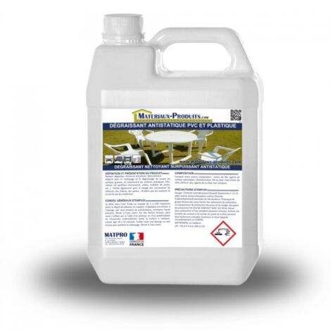 Dégraissant antistatique pvc et plastique - 10 L Jaune - MATPRO