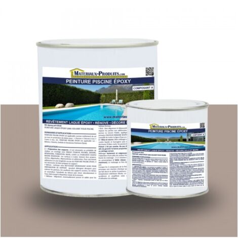 Peinture Piscine Epoxy - 5 Kg Taupe - MATPRO