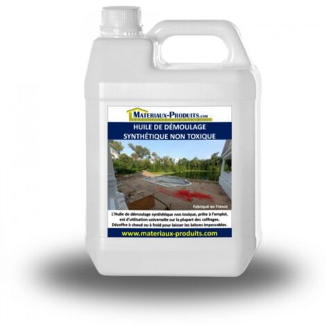 Huile de démoulage synthétique non toxique - 5 L Incolore - MATPRO (1/3)