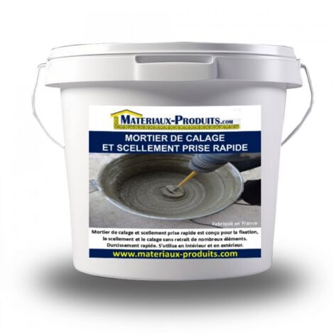 Mortier de calage et scellement prise rapide - 12.5 Kg Gris - MATPRO