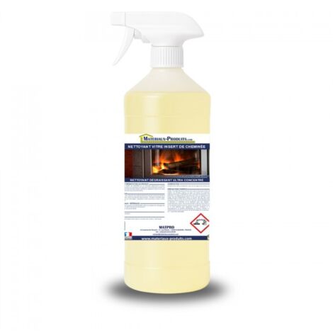 Nettoyant vitre insert de cheminée - 1 L Jaune clair - MATPRO