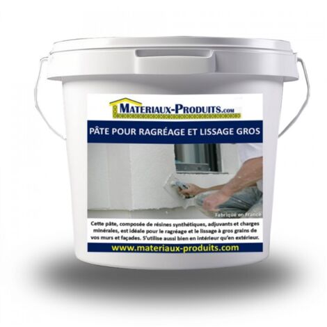 Pâte pour ragréage et lissage gros grain - 7 Kg Blanc cassé - MATPRO (1/4)