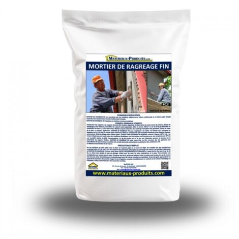 Mortier pour Ragréage Fin Blanc - 25 Kg Blanc - MATPRO