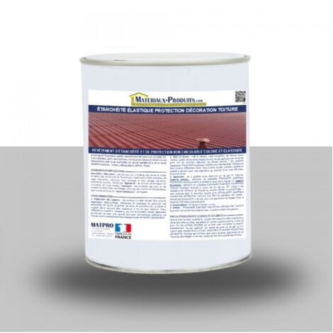 Etanchéité Elastique Protection Décoration Toiture - 12 Kg Gris perle - MATPRO