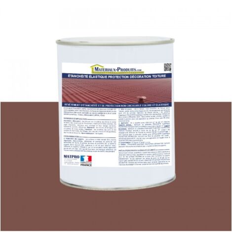 Etanchéité Elastique Protection Décoration Toiture - 6 Kg Ton bois - MATPRO (1/5)