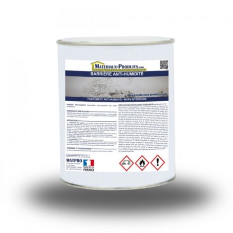 Barrière anti-humidité - 10 L Blanc mat - MATPRO