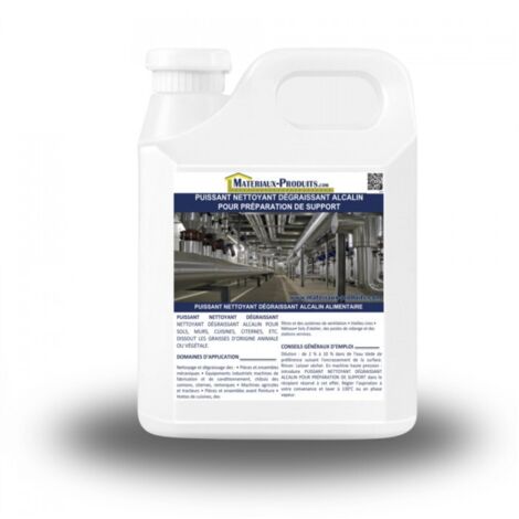 Puissant nettoyant dégraissant alcalin pour préparation de support - 11 Kg Jaune clair - MATPRO