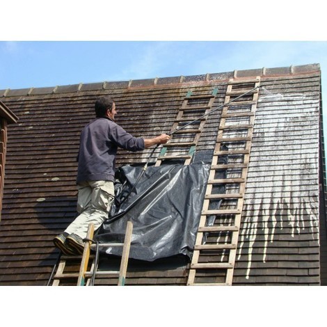 Bande d'étanchéité toiture bitume autocollante 10 m x 7,5 cm Gris plomb -  MATPRO