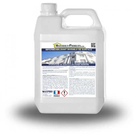 Imperméabilisant invisible de surface - 5 L Incolore - MATPRO