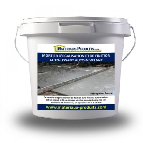 Mortier d'égalisation et de finition auto-lissant, auto-nivelant - 12.5 Kg Gris - MATPRO