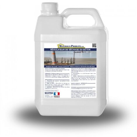 Régulateur de séchage du béton produit de cure - 5 L - MATPRO