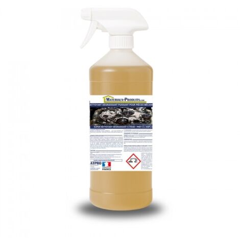 Nettoyant dégraissant puissant pour pièces mécaniques - 1 L Jaune - MATPRO