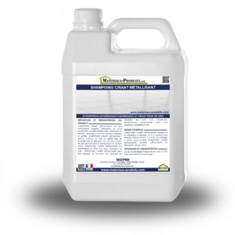 Shampoing cirant métallisant - 5 L Blanc - MATPRO