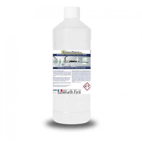 Détergent désinfectant sols et murs - 1 L Transparent - MATPRO (1/3)