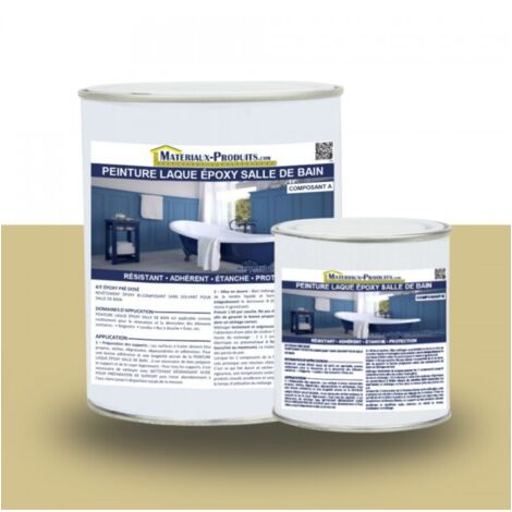 Peinture Laque Epoxy Salle de Bain - 10 Kg Jaune sable - MATPRO (1/5)