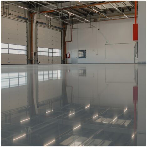 Peinture laque Epoxy Sol et Mur - 1 Kg Gris clair - MATPRO