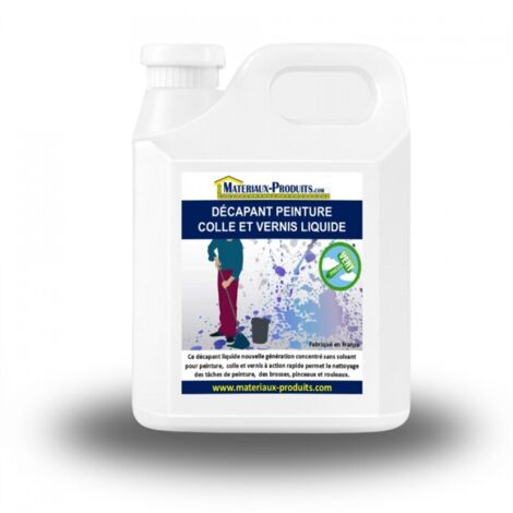 Décapant peinture colle et vernis liquide - 5.5 Kg Jaune clair - MATPRO