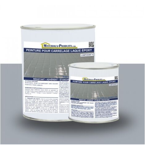 Peinture Laque Epoxy Spécial Carrelage - 5 Kg Gris béton - MATPRO