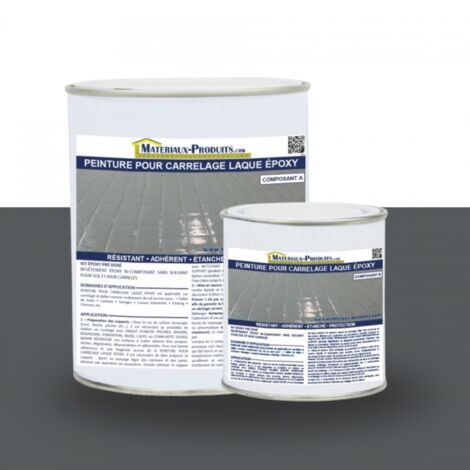 Peinture Laque Epoxy Spécial Carrelage - 5 Kg Gris ardoise - MATPRO (1/3)