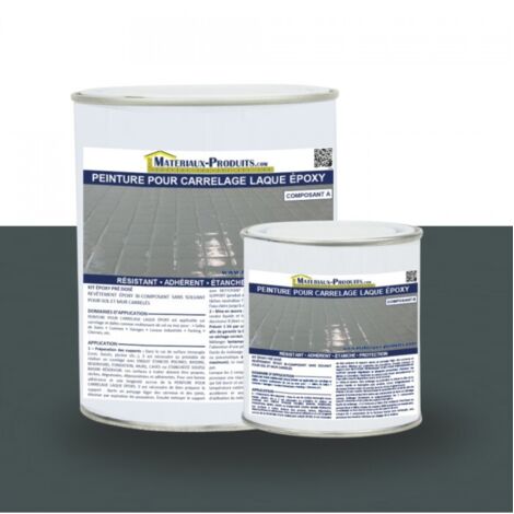 Peinture Laque Epoxy Spécial Carrelage - 2.5 Kg Gris anthracite - MATPRO (1/3)