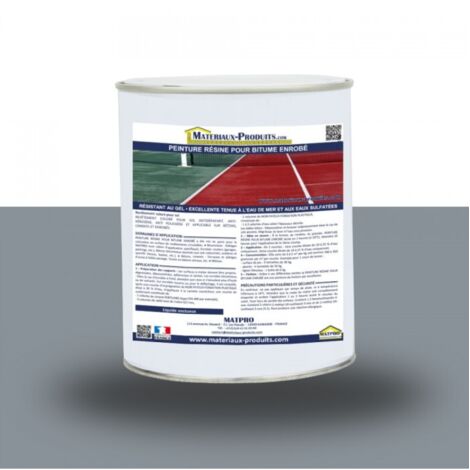 Peinture résine pour bitume enrobé - 24 Kg Gris - MATPRO