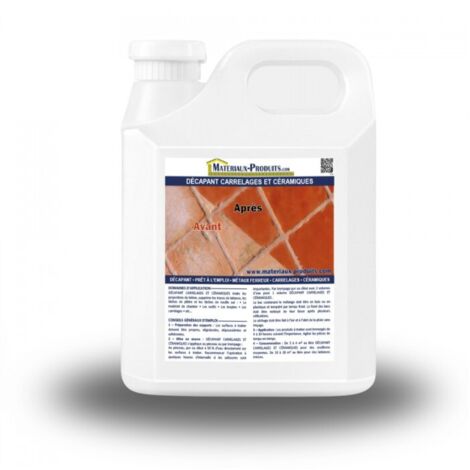 Décapant carrelages et céramiques - 1.15 kg Incolore - MATPRO (1/3)