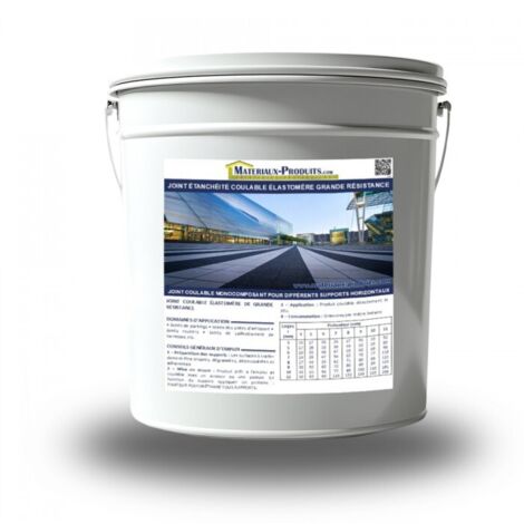 Joint étanchéité coulable élastomère grande résistance - 5 Kg Blanc - MATPRO (1/4)