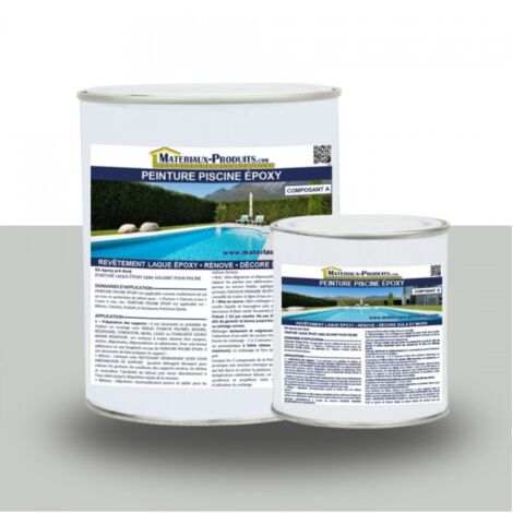 Peinture Piscine Epoxy - 2.5 Kg Gris clair - MATPRO