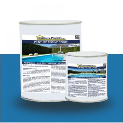 Peinture Piscine Epoxy - 2.5 Kg Bleu France - MATPRO