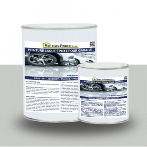 Peinture Laque Epoxy pour Garage - 10 Kg Gris clair - MATPRO (1/6)