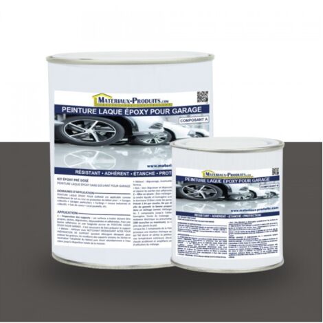 Peinture Laque Epoxy pour Garage - 5 Kg Gris basalte - MATPRO (1/5)