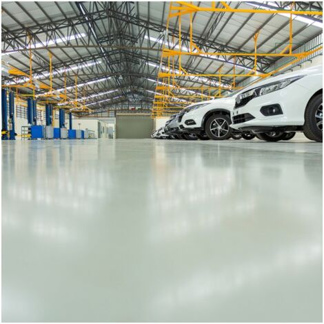 Peinture Laque Epoxy pour Garage - 1 Kg Vert Gazon - MATPRO