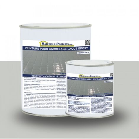 Peinture Laque Epoxy Spécial Carrelage - 10 Kg Gris clair - MATPRO (1/3)