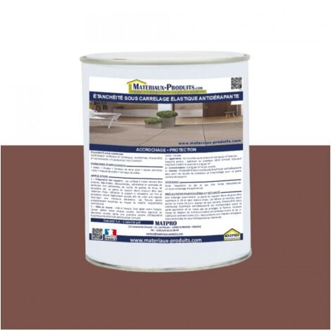 Étanchéité sous carrelage élastique antidérapante - 6 Kg Ton bois - MATPRO (1/3)