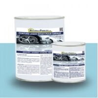 Peinture Laque Epoxy pour Garage - 1 Kg Bleu Piscine - MATPRO