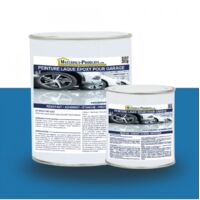 Peinture Laque Epoxy pour Garage - 1 Kg Bleu France - MATPRO