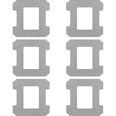 Lingette pour Ecovacs Winbot W1 / Winbot W1 Pro / Winbot W2 / Winbot W2 Pro / Winbot W2 Omni [Lot 6] Serpillère lavable réutilisable Phonillico® (1/5)