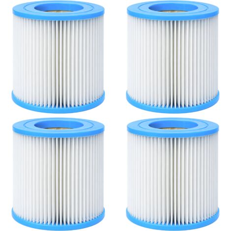 Cartouche Filtre Piscine Type I/Type 1 [Lot 4] Compatible Bestway 58093 Flowclear 58381 - 9 x 7,8 cm Phonillico®