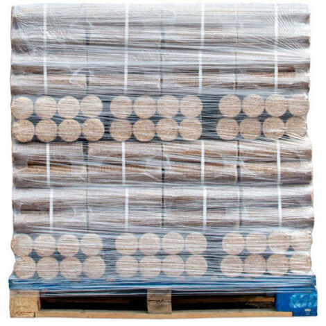 Bûches compressées de bois densifié 1000kg – Longueur 27-30cm – Taux d'humidité ≤ 11% – Pouvoir calorifique 4,8 kWh/KG - 1000kgs