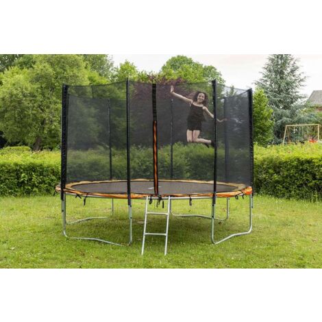 Trampoline Diam 2,44 m avec filet de sécurité et échelle