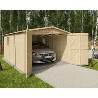 Garage - bois brut - 15 m²